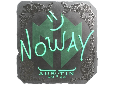 Sticker | noway (Foil) | Austin 2025 image