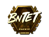 Sticker | BnTeT (Gold) | London 2018 image
