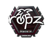 Sticker | ropz | London 2018 image