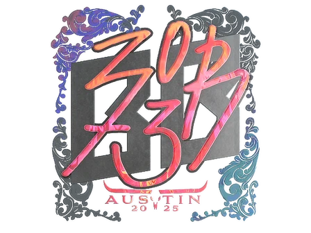 Sticker | zorte (Holo) | Austin 2025 image