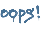 Sealed Graffiti | Oops (Monarch Blue) image