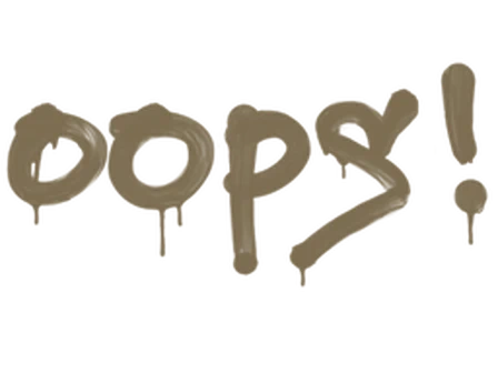 Sealed Graffiti | Oops (Dust Brown) image