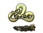 Sticker | nafany (Gold) | Antwerp 2022 image
