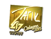 Sticker | tarik (Gold) | Cologne 2015 image