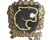 Sticker | FURIA (Gold) | Budapest 2025 image