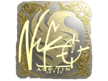 Sticker | NiKo (Gold) | Austin 2025 image