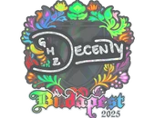 Sticker | decenty (Holo) | Budapest 2025 image