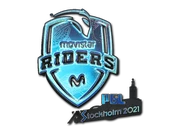 Sticker | Movistar Riders (Holo) | Stockholm 2021 image