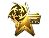 Sticker | Ninjas in Pyjamas (Gold) | Cluj-Napoca 2015 image