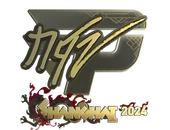 Sticker | NQZ (Gold) | Shanghai 2024 image