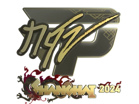 Sticker | NQZ (Gold) | Shanghai 2024 image