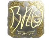Sticker | br0 (Gold) | Austin 2025 image