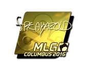 Sticker | freakazoid (Gold) | MLG Columbus 2016 image