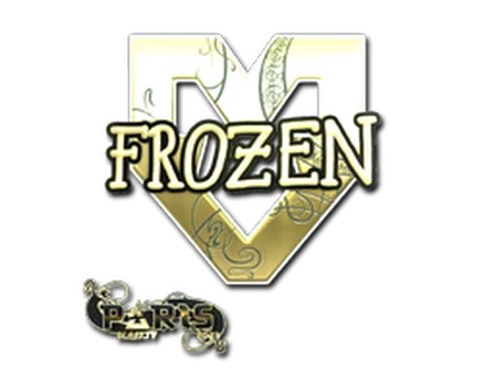 Sticker | frozen (Gold) | Paris 2023 image