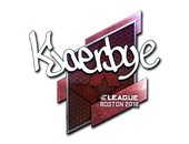 Sticker | Kjaerbye (Foil) | Boston 2018 image