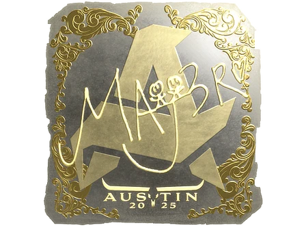 Sticker | MAJ3R (Gold) | Austin 2025 image