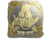 Sticker | MAJ3R (Gold) | Austin 2025 image