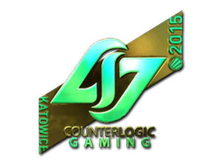 Sticker | Counter Logic Gaming (Gold) | Katowice 2015 image