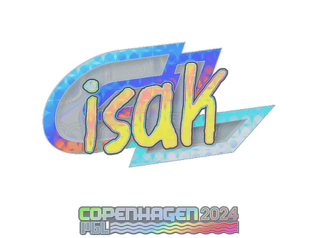Sticker | isak (Holo) | Copenhagen 2024 image
