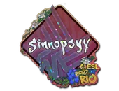 Sticker | sinnopsyy (Glitter) | Rio 2022 image