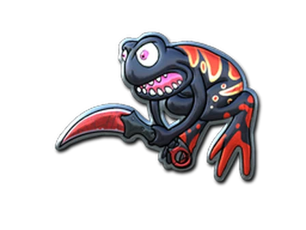 Sticker | Crimson Web Poison Frog (Foil) image