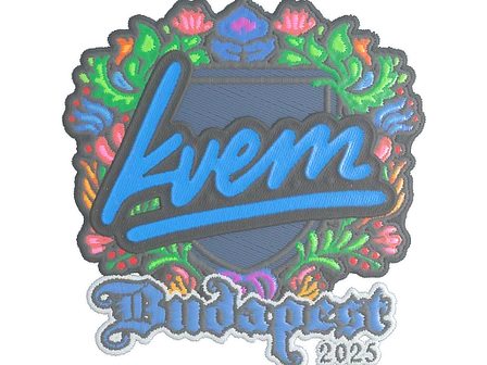 Sticker | Kvem (Embroidered) | Budapest 2025 image