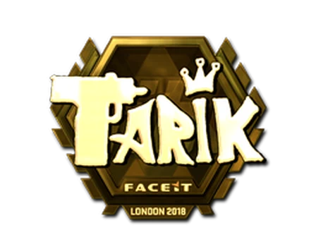 Sticker | tarik (Gold) | London 2018 image