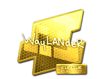Sticker | wayLander (Gold) | Atlanta 2017 image