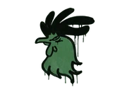 Sealed Graffiti | Cocky (Jungle Green) image