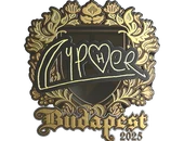 Sticker | Cypher (Gold) | Budapest 2025 image