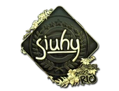 Sticker | siuhy (Gold) | Rio 2022 image