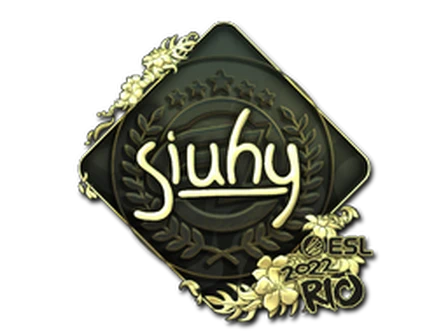 Sticker | siuhy (Gold) | Rio 2022 image