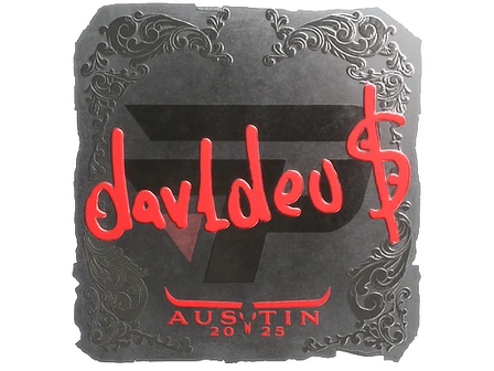 Sticker | dav1deuS (Foil) | Austin 2025 image