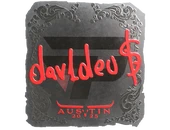 Sticker | dav1deuS (Foil) | Austin 2025 image