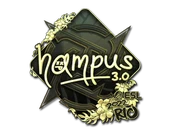 Sticker | hampus (Gold) | Rio 2022 image