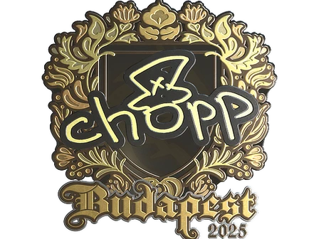 Sticker | chopper (Gold) | Budapest 2025 image