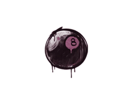 Sealed Graffiti | 8-Ball (Princess Pink) image