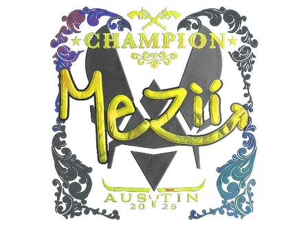 Sticker | mezii (Holo, Champion) | Austin 2025 image