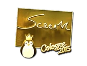 Sticker | ScreaM (Gold) | Cologne 2015 image