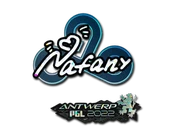 Sticker | nafany (Glitter) | Antwerp 2022 image