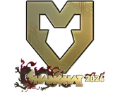 Sticker | MOUZ (Gold) | Shanghai 2024 image