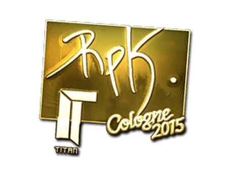 Sticker | RpK (Gold) | Cologne 2015 image