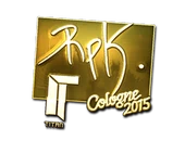 Sticker | RpK (Gold) | Cologne 2015 image