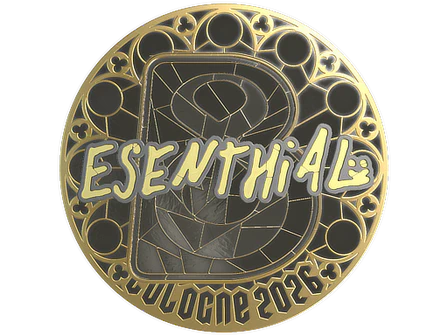 Sticker | esenthial (Gold) | Cologne 2026 image