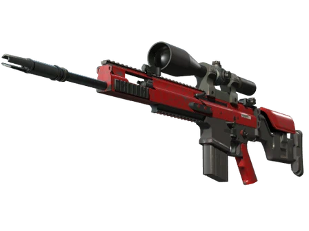 SCAR-20 | Crimson Web image