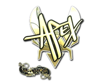 Sticker | apEX (Gold) | Paris 2023 image