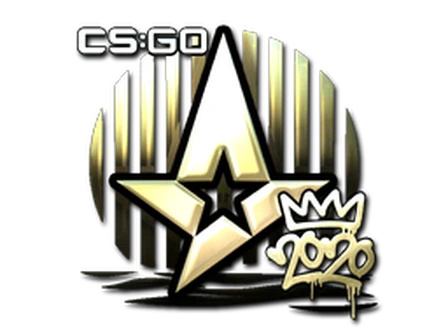 Sticker | Astralis (Gold) | 2020 RMR image