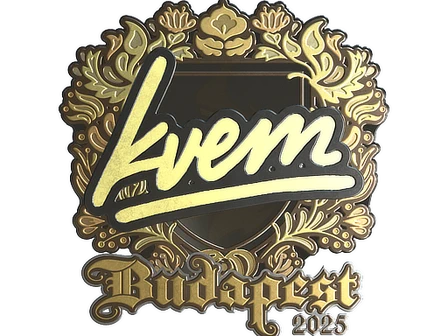 Sticker | Kvem (Gold) | Budapest 2025 image