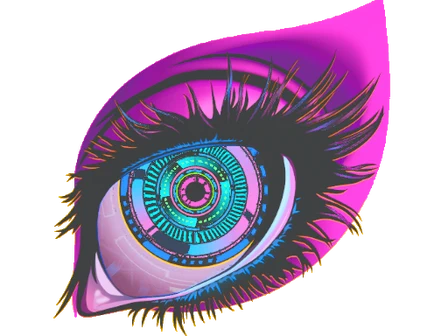 Sticker | Dystopian Gaze (Lenticular) image