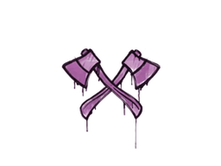 Sealed Graffiti | X-Axes (Bazooka Pink) image